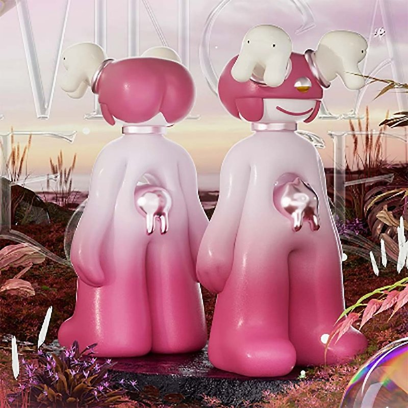 【送料無料】XQWGT/フライデー缶 JGG Jijuju 大きな手モデル 遊べるおしゃれな人形飾り - 人形・フィギュア - その他の素材 ピンク