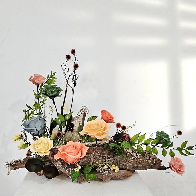 Permanent flowers, natural table flowers/commercial flower gifts/opening flower gifts/housewarming flower gifts (self-pickup only) - Dried Flowers & Bouquets - Plants & Flowers Green