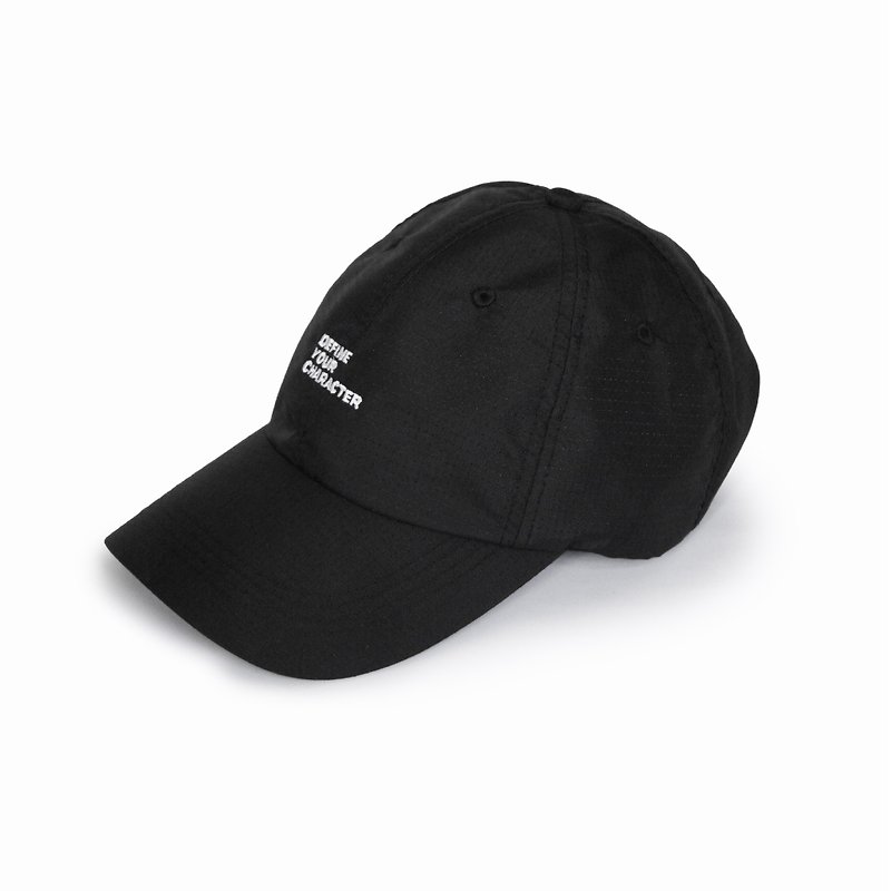 DYCTEAM - 3M Waterproof Vintage Cap 防水格紋老帽 - 帽子 - 聚酯纖維 黑色