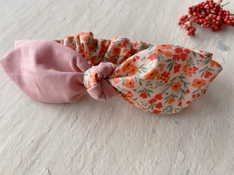 Little Floral Girl Handmade Cotton Strap Bow Baby Hairband - หมวกเด็ก - ผ้าฝ้าย/ผ้าลินิน หลากหลายสี