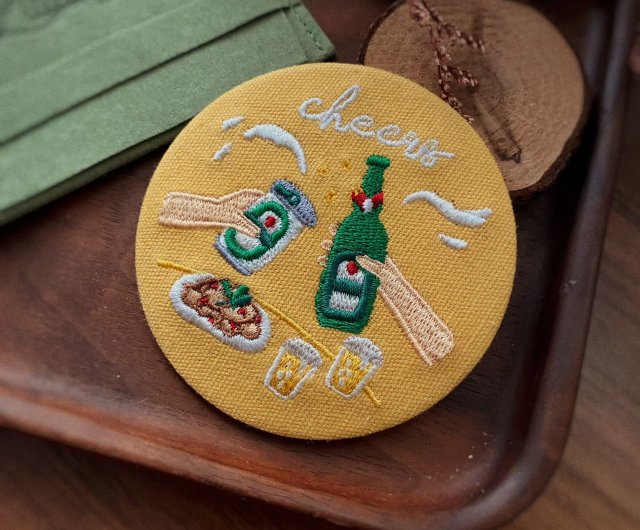 馬刺繍ミラー（スエードバッグ付き） - 乾杯！ - ショップ