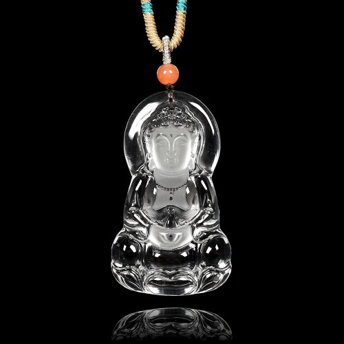 正佳珠寶 Gemsrich Jewelry 【正佳珠寶】白水晶 頂級超淨透 觀世音菩薩 20g 白水晶吊墜