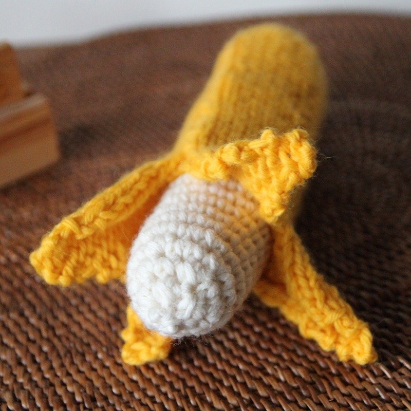 Amigurumi crochet doll: Knitting Pattern Deal, banana - Items for Display - Paper Yellow