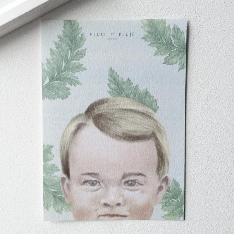 # 03 kids Postcards: SERENE - การ์ด/โปสการ์ด - กระดาษ สีเขียว