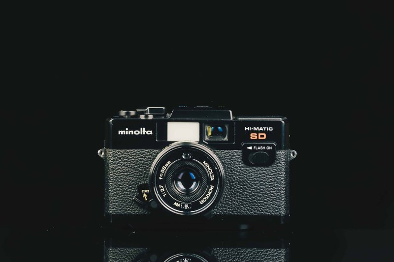 MINOLTA HI-MATIC SD #AD  #135底片相機 - 相機/拍立得/底片相機 - 其他金屬 黑色