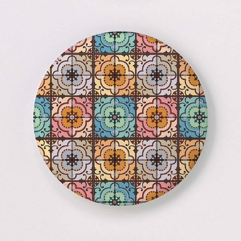 | Retro Tile Series | Badge / A total of 14 styles - Badges & Pins - Plastic Multicolor
