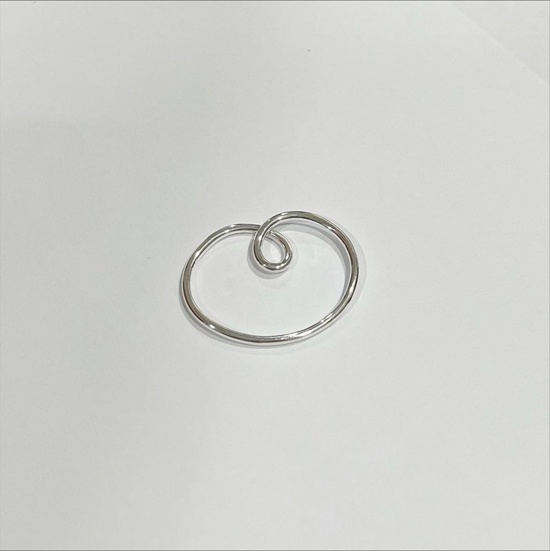 Sterling Silver QQ Double Finger Ring - General Rings - Sterling Silver Silver