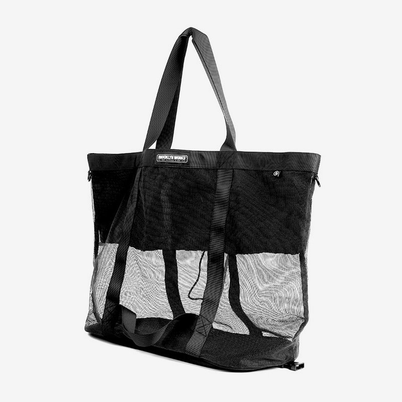BROOKLYNWORKS 大容量摺疊收納袋-耀石黑 (尺寸L) - 露營用品 - 其他材質 黑色