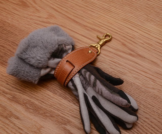 leather glove clip