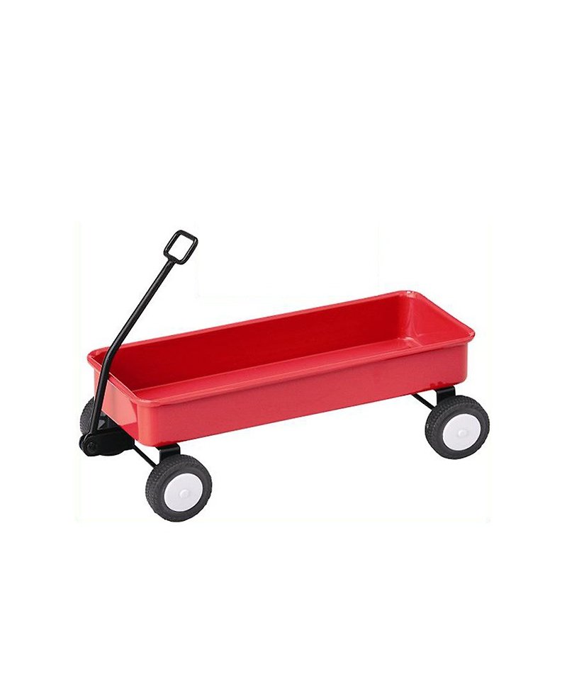 Japan Magnets retro industrial wind table cute stationery / tools sundries storage trolley (red) - Other - Other Materials Red