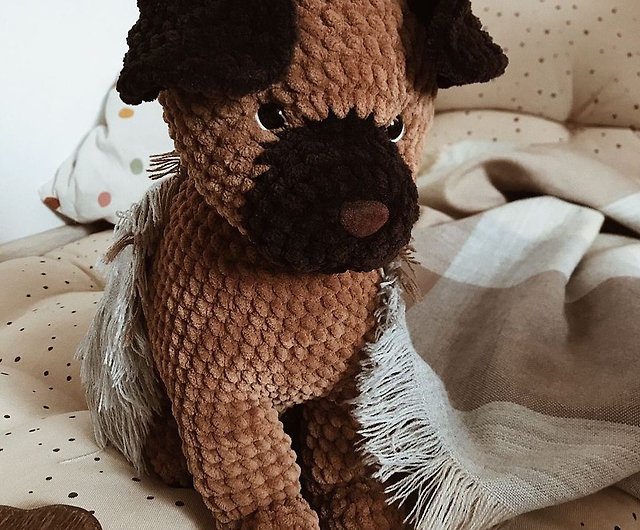かぎ針編みの犬あみぐるみ柄おもちゃPDF - ショップ ZrumToys 編み物 