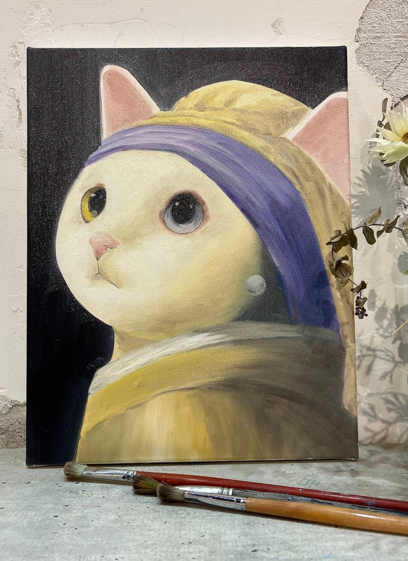 Activity Painting - Cats Swimming in Famous Paintings / Beginners only / Reservations available from Monday to Sunday - วาดภาพ/ศิลปะการเขียน - ผ้าฝ้าย/ผ้าลินิน 