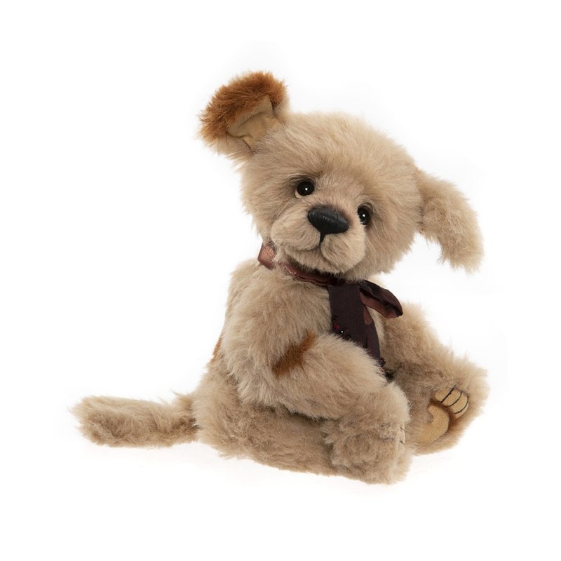 Totter 手工製作限量動物玩偶 全球限量300隻 Puppy Dog 小狗 犬 - 公仔/玩偶 - 聚酯纖維 金色