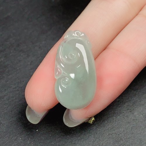 瓔珞珠寶盒 E.L.Jewelry Box 【願‧事事如意】冰綠翡翠如意項鍊 | 天然緬甸玉翡翠A貨 | 送禮