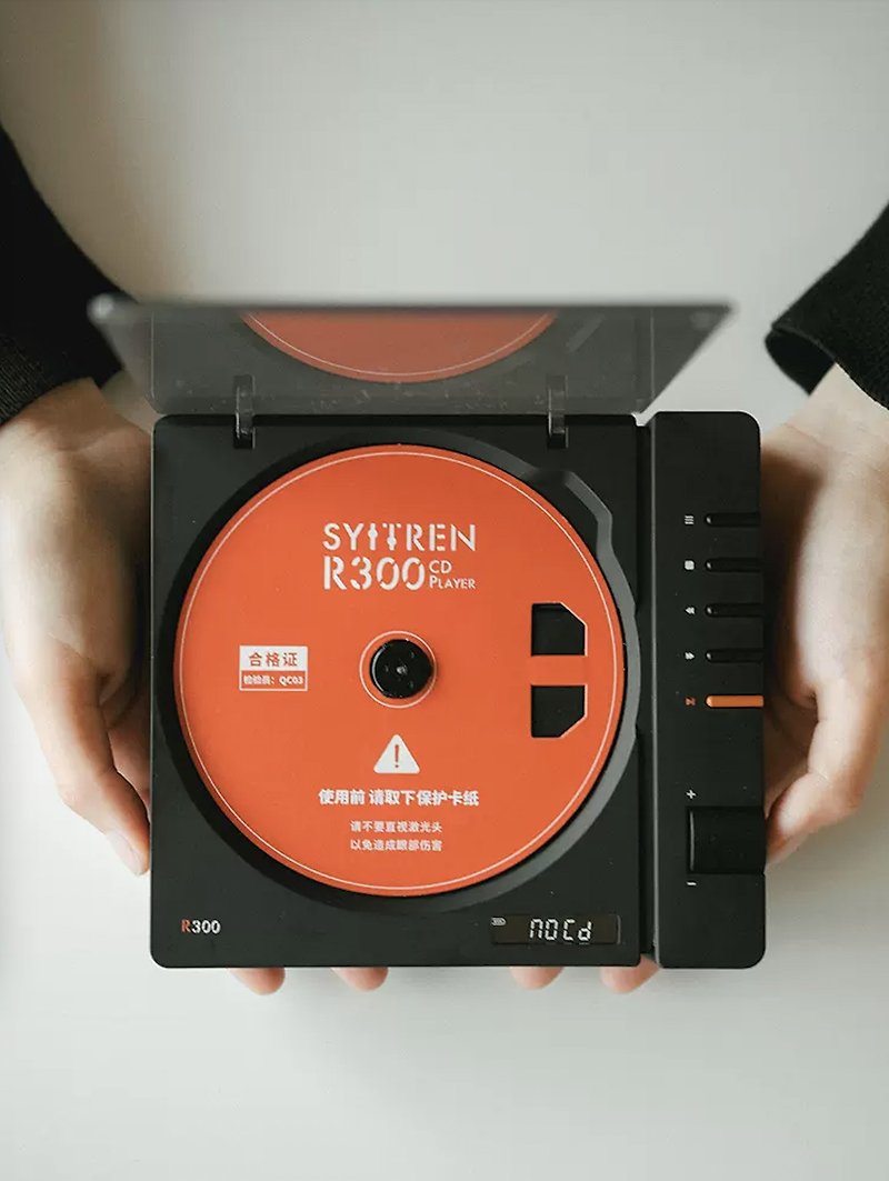 Syitren/Sattalin CD プレーヤー R300 レトロな高品質の Bluetooth リスニング アルバム純粋な CD プレーヤー ポータブル - ガジェット - その他の素材 