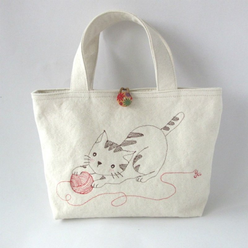 Special offer is difficult to deal with-handbag - Handbags & Totes - Cotton & Hemp White
