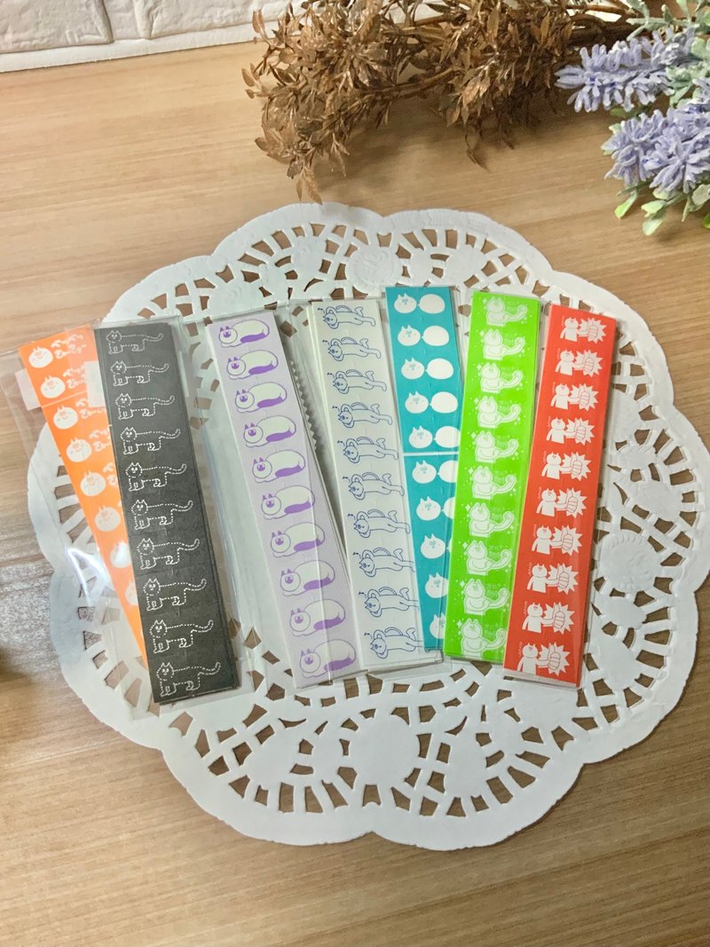 オリジナルラベラーシール　7種切り売り350片 - 貼紙 - 紙 