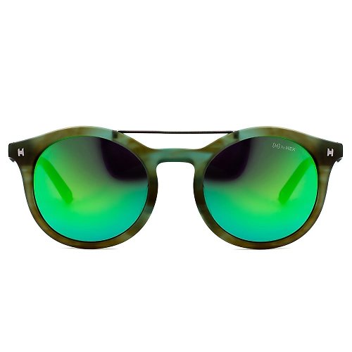 HEX Eyewear 墨鏡 | 太陽眼鏡 | 綠色玳瑁復古框 | 台灣製 | 膠框眼鏡