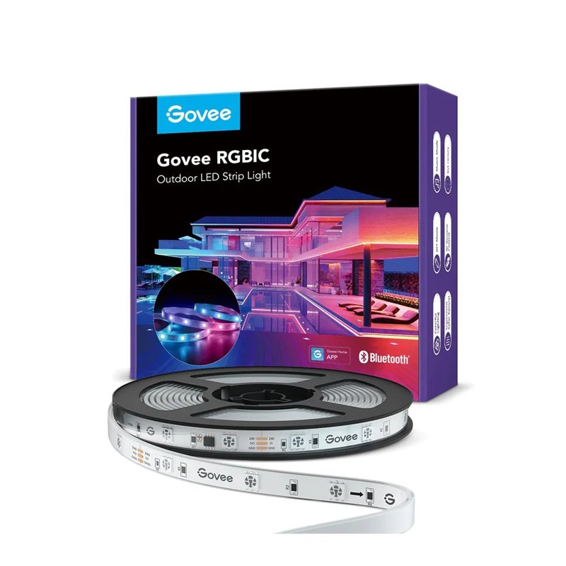 Govee Smart RGBIC Outdoor LED Strip Lights  (32.8ft) - โคมไฟ - พลาสติก 