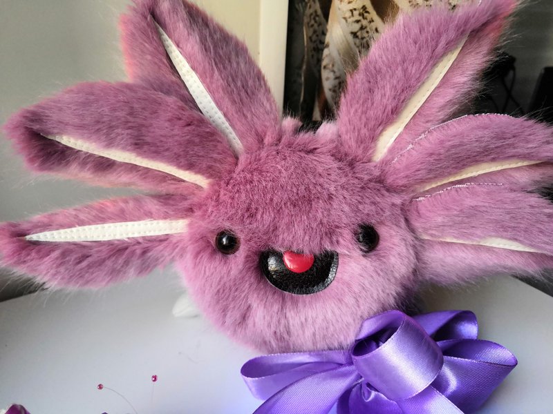 Axolotl plush  Lilac, Stuffed toy axolotl , Axolotl soft , Plush salamander - Kids' Toys - Other Materials Purple