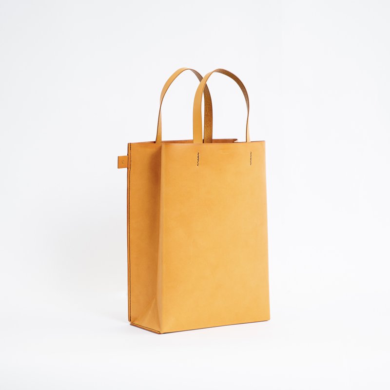 A4 Handbag - Handbags & Totes - Genuine Leather 