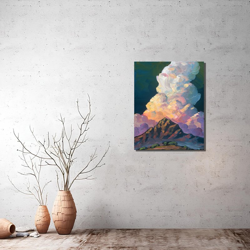 【Limited Print】 William Hawkins-Cloud Craft large【Giclee】 - Posters - Other Materials Multicolor