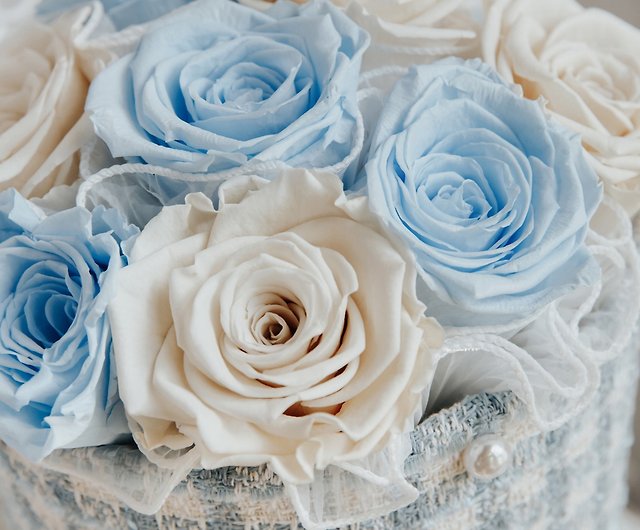 Small fragrant bouquet/Chanel bouquet/Baby blue bouquet/Ecuadorian  rose/Russian eternal bouquet - Shop OWN Flower Dried Flowers & Bouquets -  Pinkoi