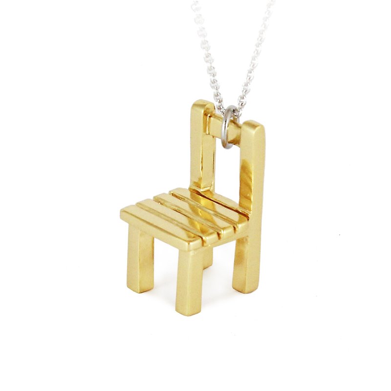 Bibi Fun Strictly Selected Series-Student Chair/Gold (Free Shipping by Mail) - Necklaces - Other Metals 