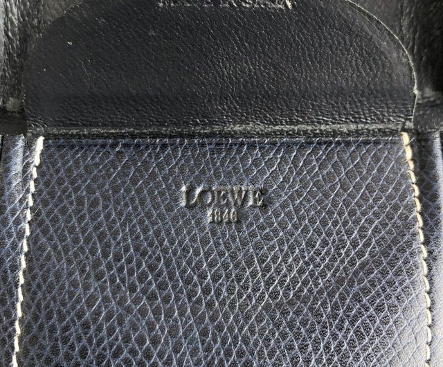 日本直送 名牌中古包 】LOEWE ロエベ コインケース ブラック