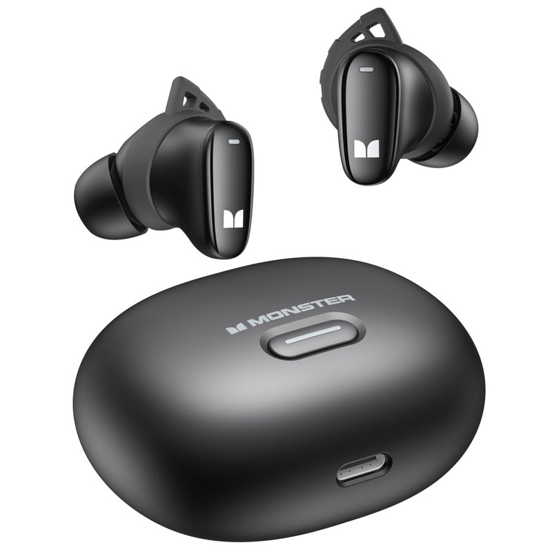 Monster N-Lite 206 in-ear true wireless headphones - Headphones & Earbuds - Other Materials Black