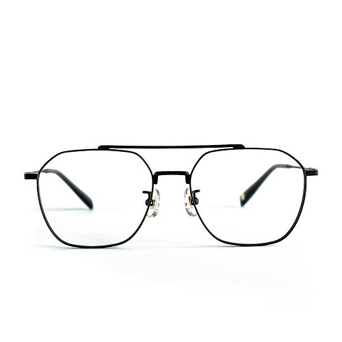 跌破眼鏡 - Queue Eyewear 全新設計│雙樑眼鏡【鈦氣了!系列】－免費升級UV420濾藍光鏡片