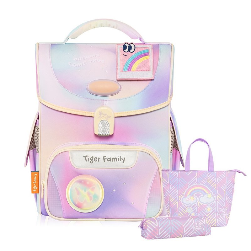 TigerFamily Little Scholar Protecting the Ocean Series Ultra-Lightweight Spine Protector School Bag Pro 2S-Dream Country - กระเป๋าเป้สะพายหลัง - วัสดุกันนำ้ หลากหลายสี