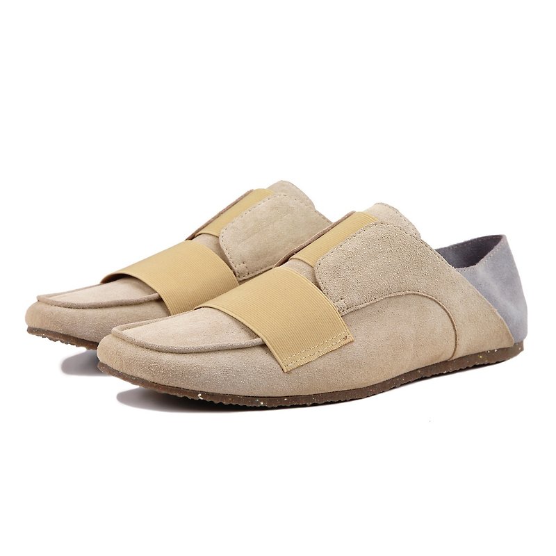 Aries M1171 BeigeGrey - Men's Casual Shoes - Cotton & Hemp Khaki
