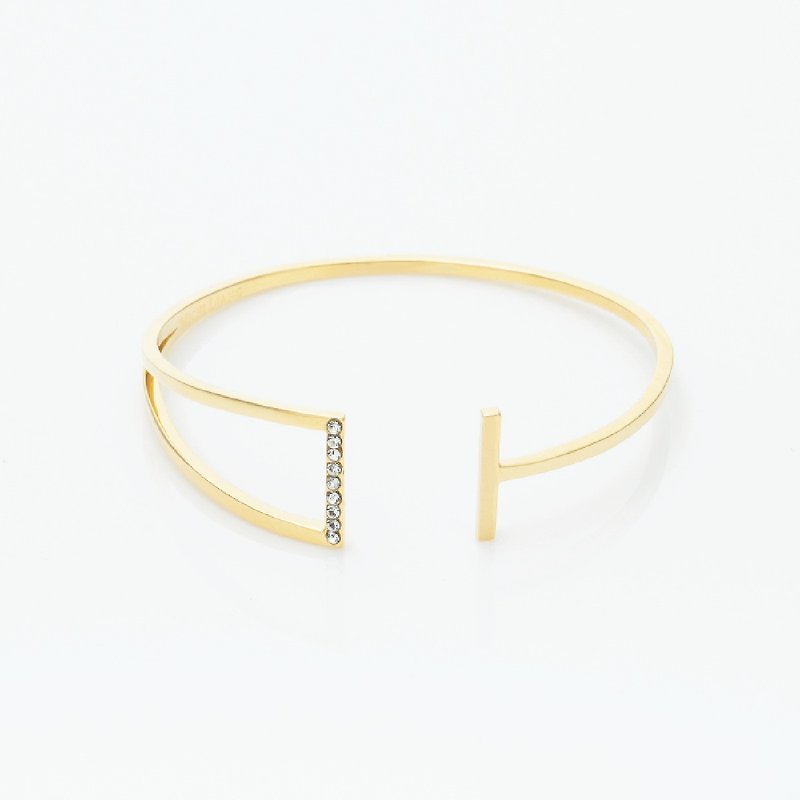 Eva cuff - Bracelets - Other Metals Gold