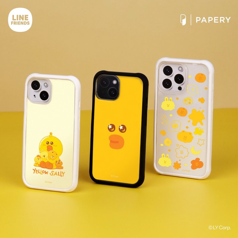 ArtiShell - LINE FRIENDS SALLY – Sparkling Eyes  iPhone 15 series - เคส/ซองมือถือ - วัสดุอื่นๆ 