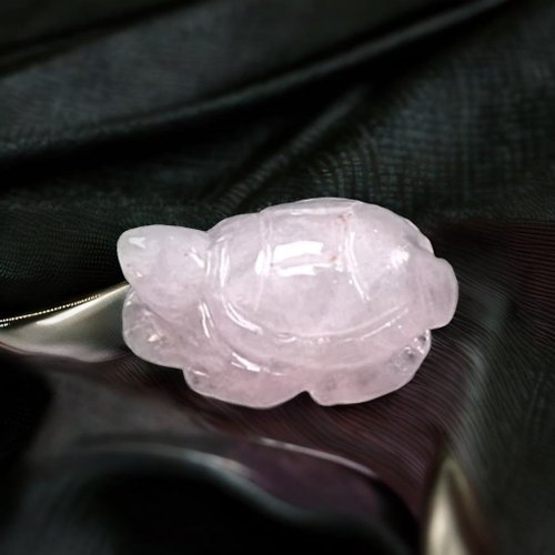 瓔珞珠寶盒 E.L.Jewelry Box 【吉祥‧長壽】冰種紫羅蘭翡翠金錢龜擺飾|天然緬甸翡翠A貨| 送禮