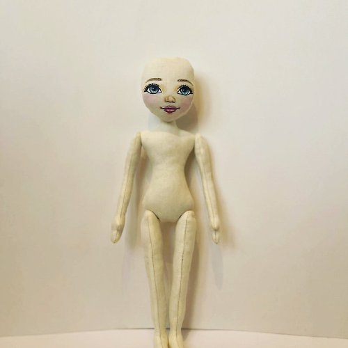 Blank doll body 10.43 inches 26.5cm Doll body, cloth doll, rag - Shop  Ruzanna Dolls Knitting, Embroidery, Felted Wool & Sewing - Pinkoi