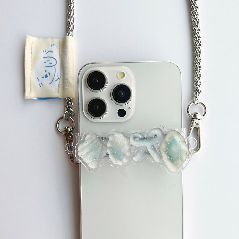 Porcelain Doll Cell Phone Back Clip | Bling Bling - Other - Acrylic White