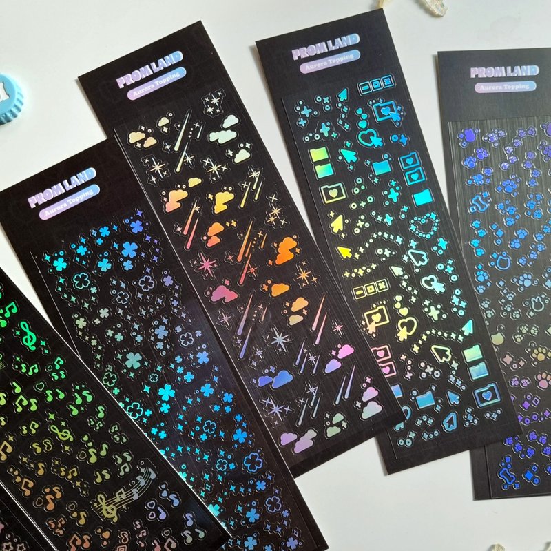 Aurora Topping Season2 korea stickers pack - 貼紙 - 其他材質 多色