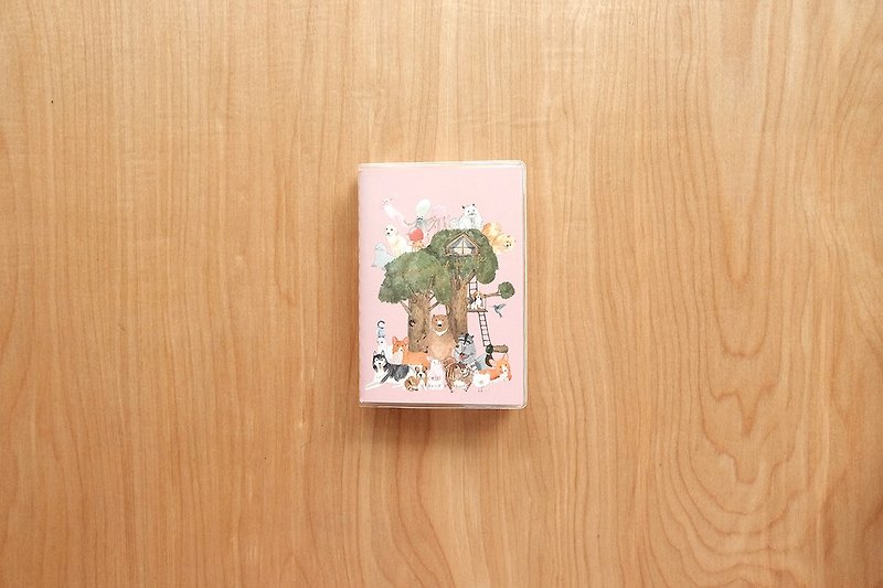 PLANNER A7 : ANIMAL WOOHOO - 筆記簿/手帳 - 紙 粉紅色