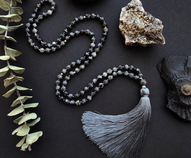 Labradorite Meditation Mala, 108 Beads