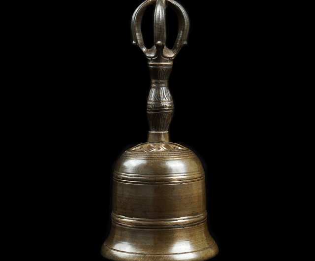 日本の東密法具 - 19世紀以前 江戸時代 金剛鈴（鈴高14.5cm