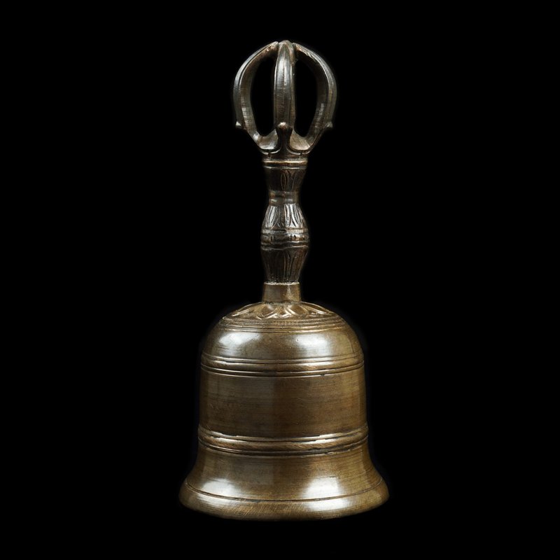 日本東密法器-19世紀前.江戶時期.金剛鈴(鈴高14.5) - 其他 - 其他材質 