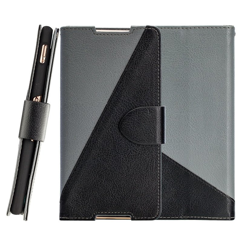 CASE SHOP SONY Xperia Z3 + special standing side flip leather case - black (4716779654967) - อื่นๆ - กระดาษ สีดำ