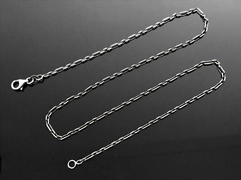 [Silver Series] Italian Size Square Silver Silver 925 Sterling Silver/Fine Edition - Necklaces - Sterling Silver Silver