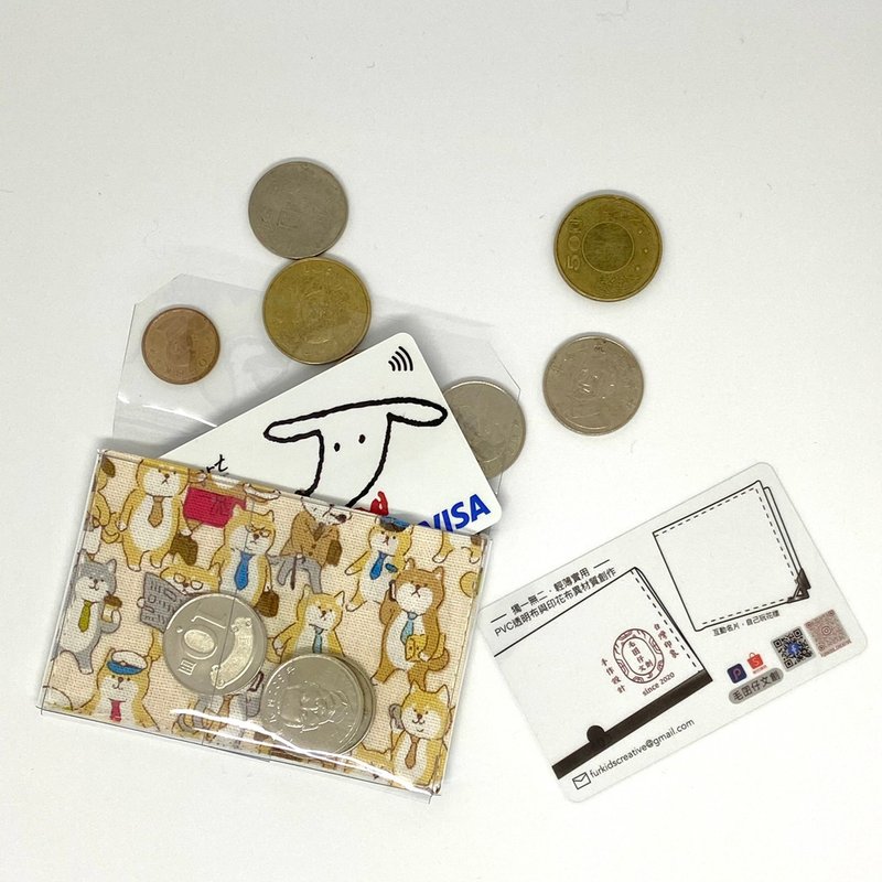 【禮物首選】可酒精擦試 |輕巧【極簡零錢包】犬之社畜 - 零錢包/小錢包 - 其他材質 多色