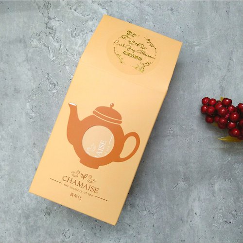 香茶仕 CHAMAISE 花漾伯爵茶 | 立體三角原葉茶包 | 台灣茶