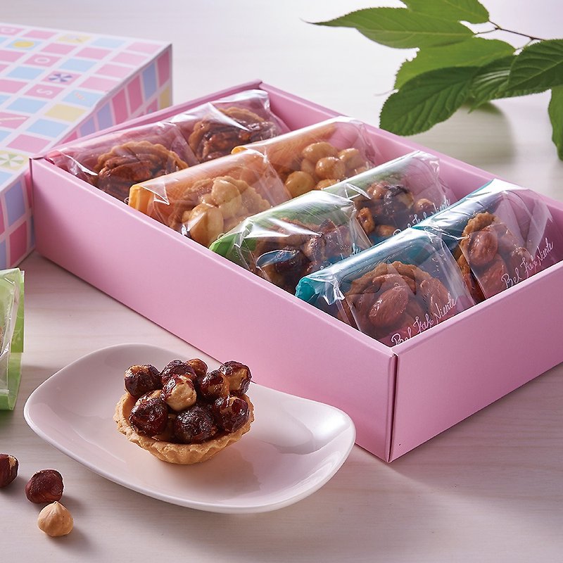 Mother's Day Gift Box [Bite 8] Comprehensive Nut Tart (2 pieces of each flavor) - Snacks - Fresh Ingredients 