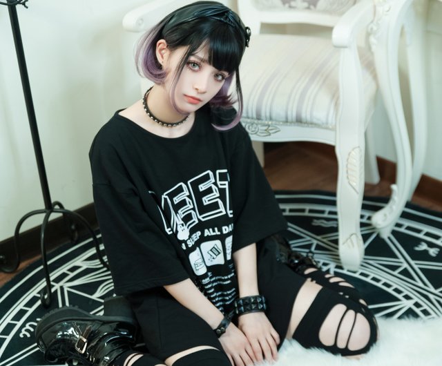 Goth Anime Girl Japanese Aesthetic Anime Otaku Str' Men's Hoodie