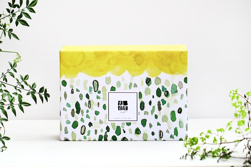 Mother's Day-White Jade Glossy Gift Box-Five Groups - อื่นๆ - พืช/ดอกไม้ สีเขียว